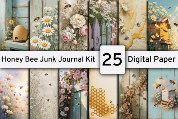 Honey Bee Junk Journal Kit: Design with Ease