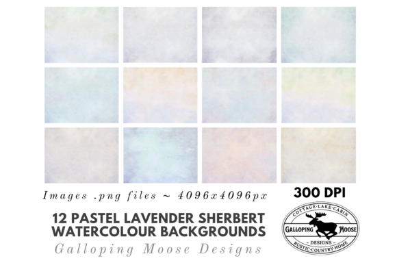 Soft and Dreamy: The Versatility of Pastel Lavender Watercolour Backgrounds