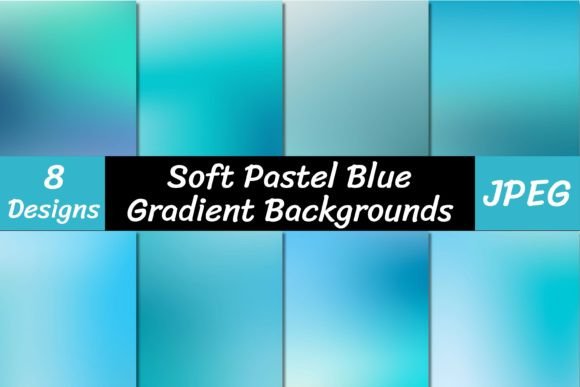 The Subtle Power of Soft Pastel Blue Gradient Backgrounds