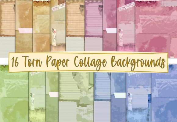 Why Torn Paper Collage Backgrounds Are a Game-Changer for Your Creative Projects